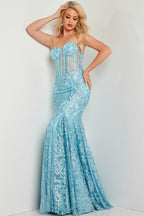 Jovani Prom 22601 - Turquoise