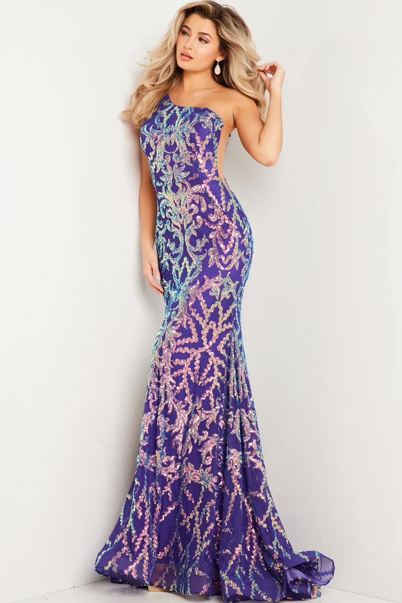 Jovani Prom 22845 - Iridescent Purple