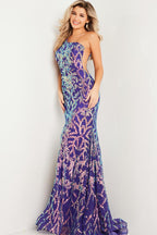 Jovani Prom 22845 - Iridescent Purple
