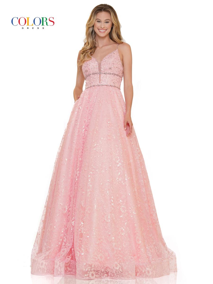 Colors Dress Dress 2288 - Bubble Gum