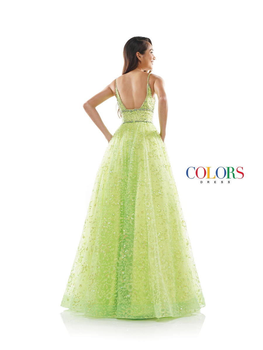 Colors Dress Dress 2288 - Lime