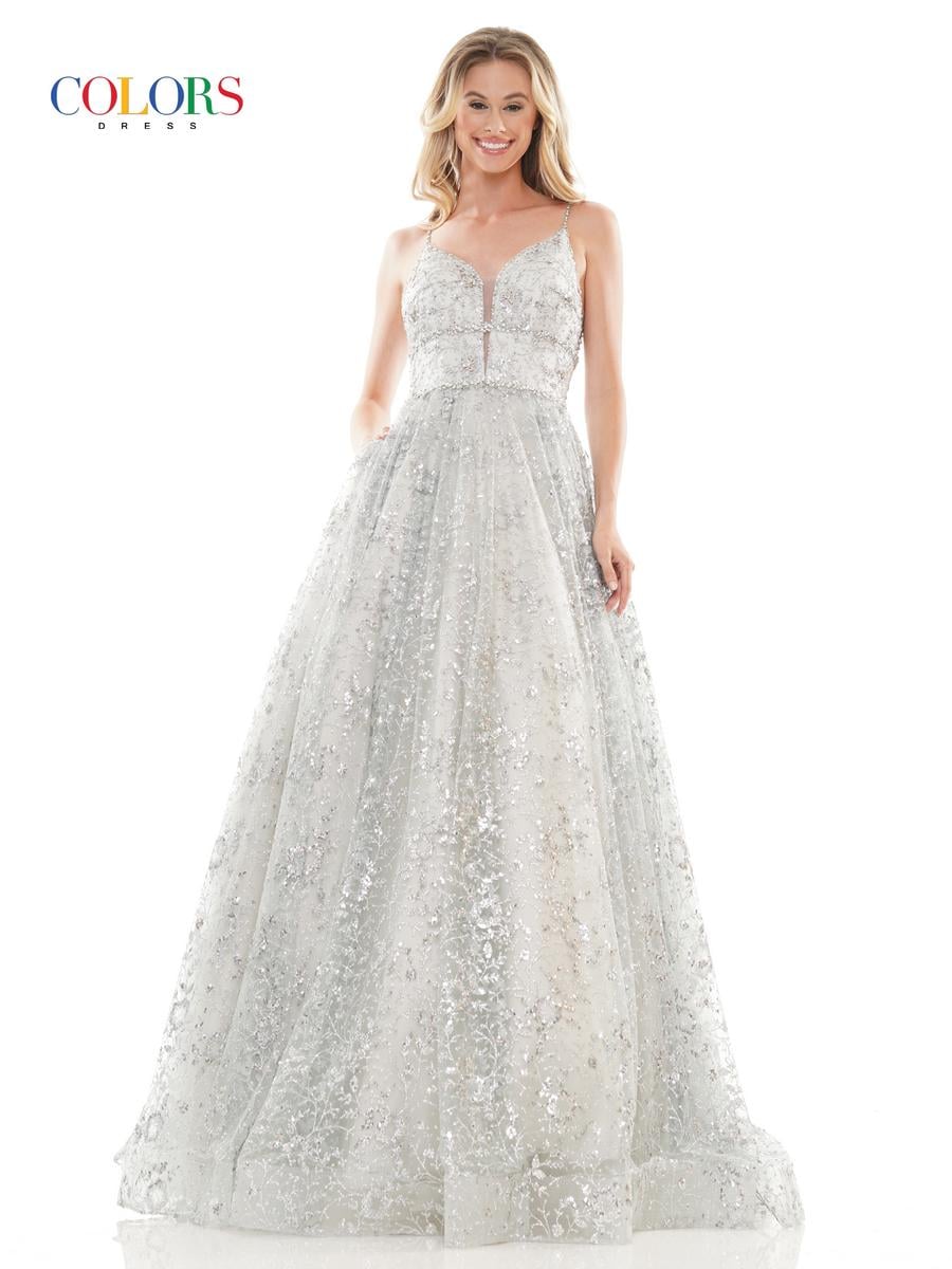 Colors Dress Dress 2288 - Silver