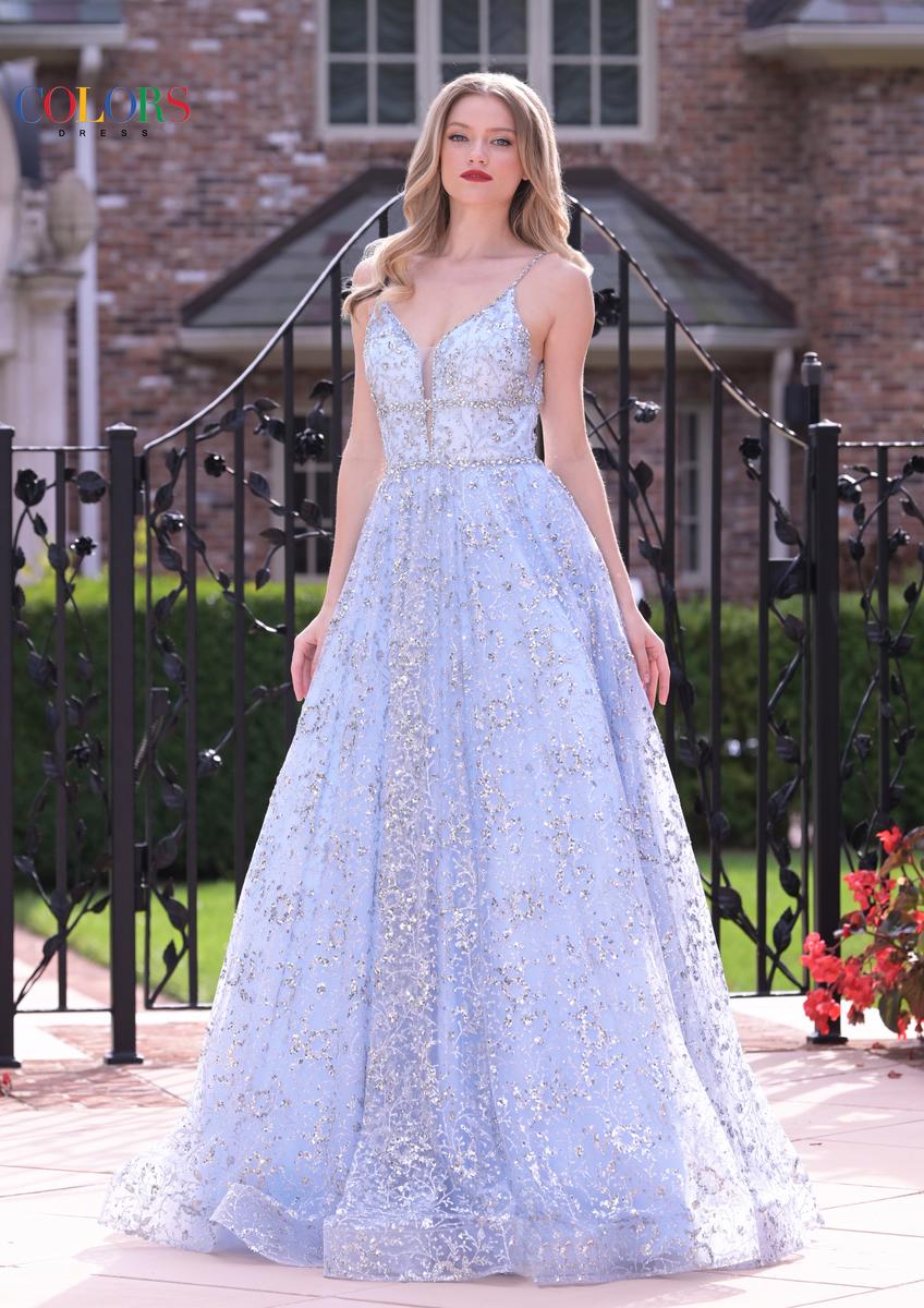 Colors Dress Dress 2288 - Light Blue