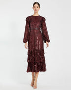 Cocktail by Mac Duggal Dress 23003 - Burgundy