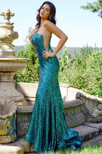 Jovani Prom 23076 - Turquoise