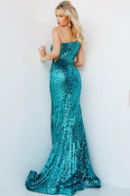 Jovani Prom 23076 - Turquoise