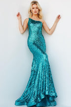 Jovani Prom 23076 - Turquoise
