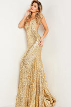Jovani Prom 23079 - Gold