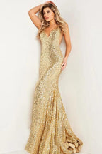 Jovani Prom 23079 - Gold