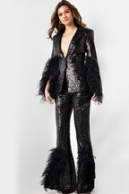 Jovani Contemporary 23162 - Black