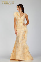 Terani Evenings Dress 231E0314 - Yellow