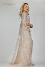 Terani Evenings Dress 231E0494 - Mauve