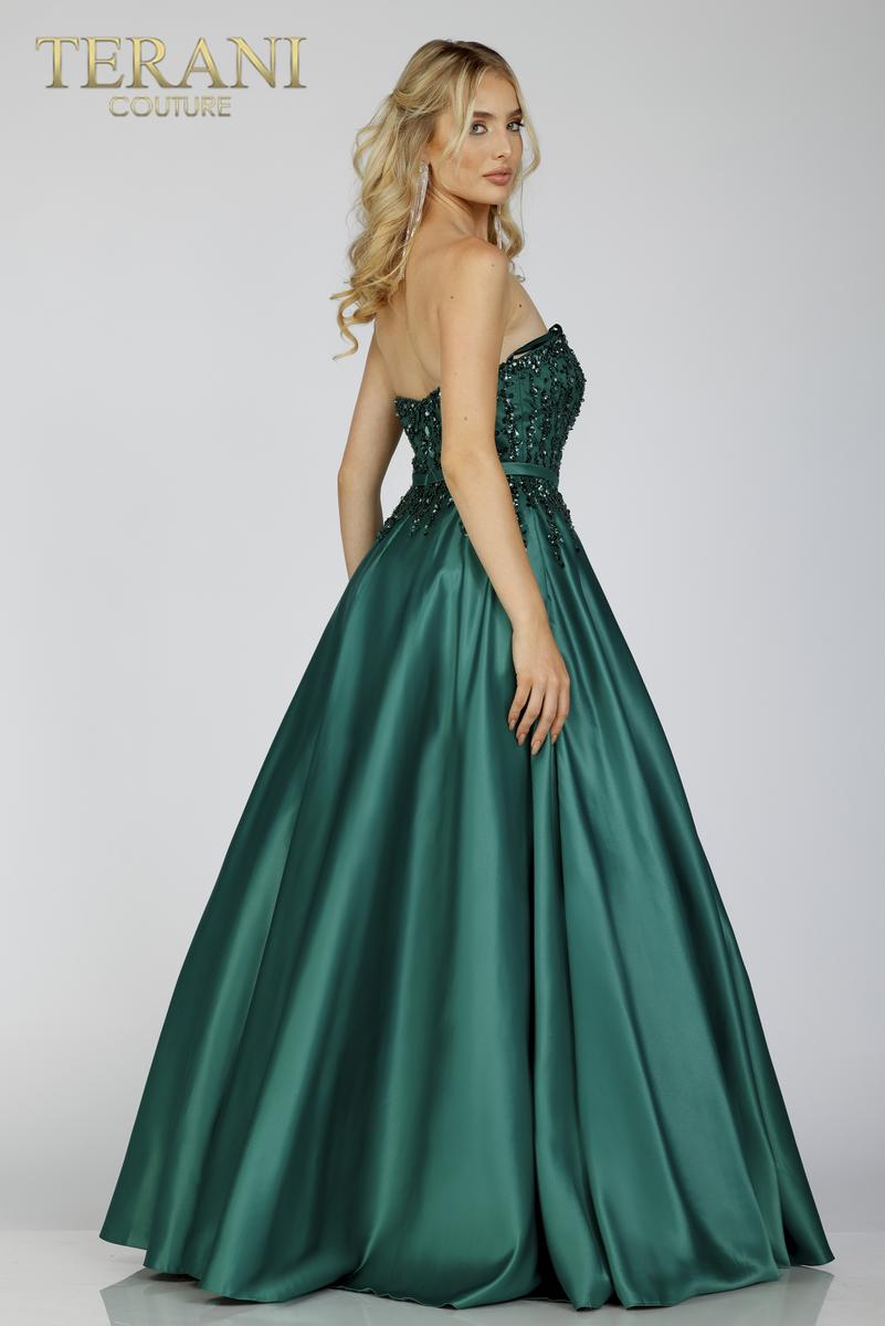 Terani Prom Dress 231P0012 - Emerald