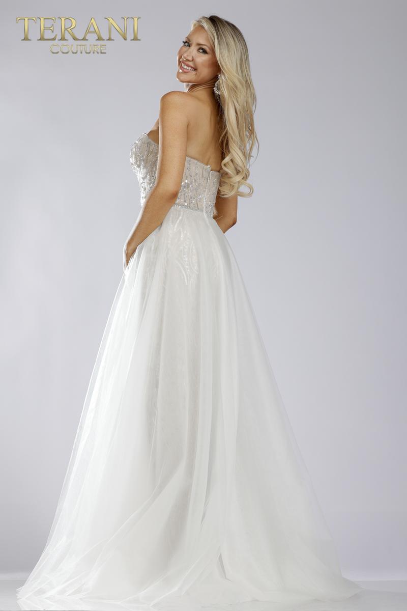 Terani Prom Dress 231P0029 - Ivory Nude
