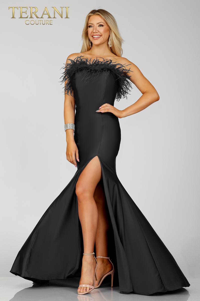 Terani Prom Dress 231P0067 - Black