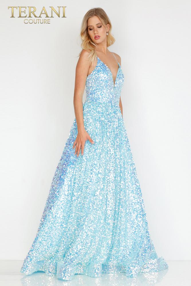 Terani Prom Dress 231P0084 - Aqua
