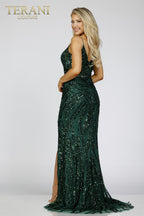 Terani Evenings Dress 231E0516 - Emerald