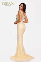 Terani Evenings Dress 231E0620 - Yellow