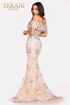 Terani Pageant Dress 231GL0416 - Champagne