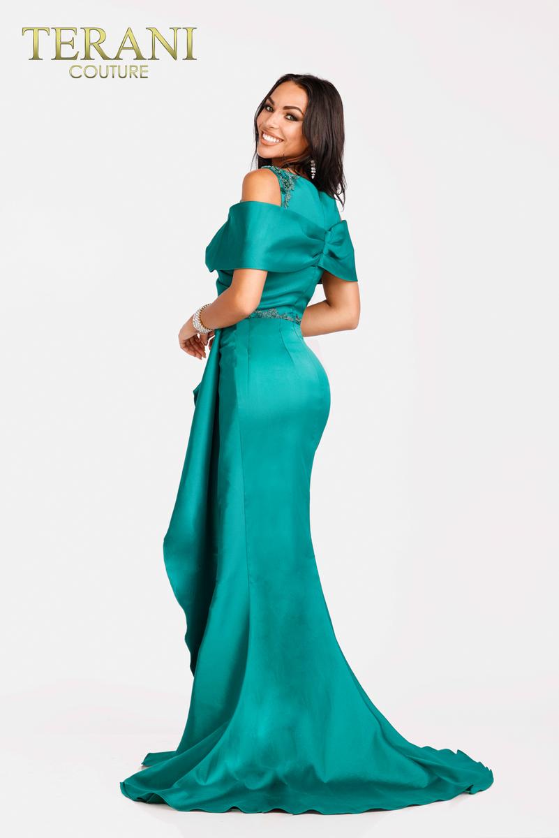 Terani Mother of the Bride Dress 231M0471 - Emerald