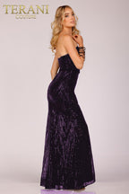 Terani Prom Dress 231P0030 - Eggplant