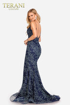 Terani Prom Dress 231P0038 - Navy