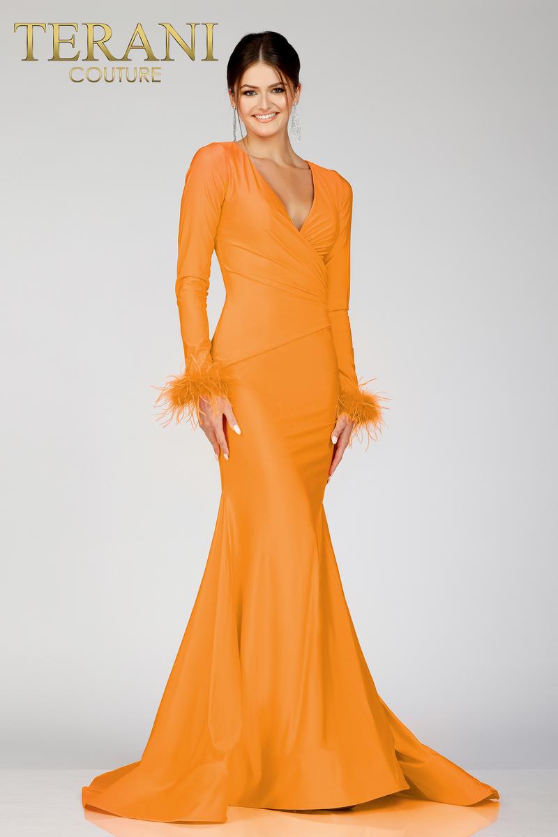 Terani Prom Dress 231P0074 - Orange