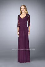 La Femme Mother of the Bride 23244 - Eggplant