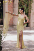 Terani Evenings Dress 232E1209 - Yellow