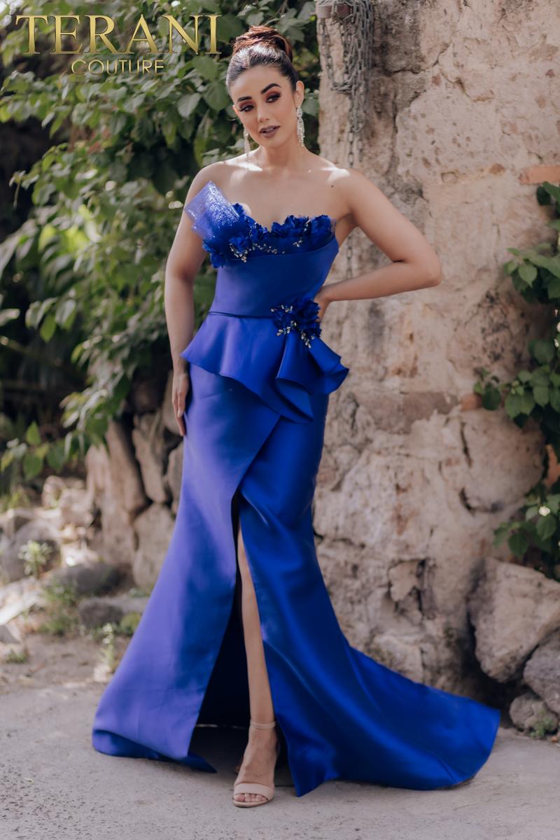Terani Evenings Dress 232E1238 - Royal