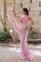 Terani Evenings Dress 232E1276 - Mauve Blush