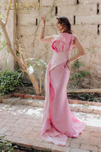 Terani Evenings Dress 232E1276 - Mauve Blush