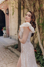 Terani Pageant Dress 232GL1479 - Cream
