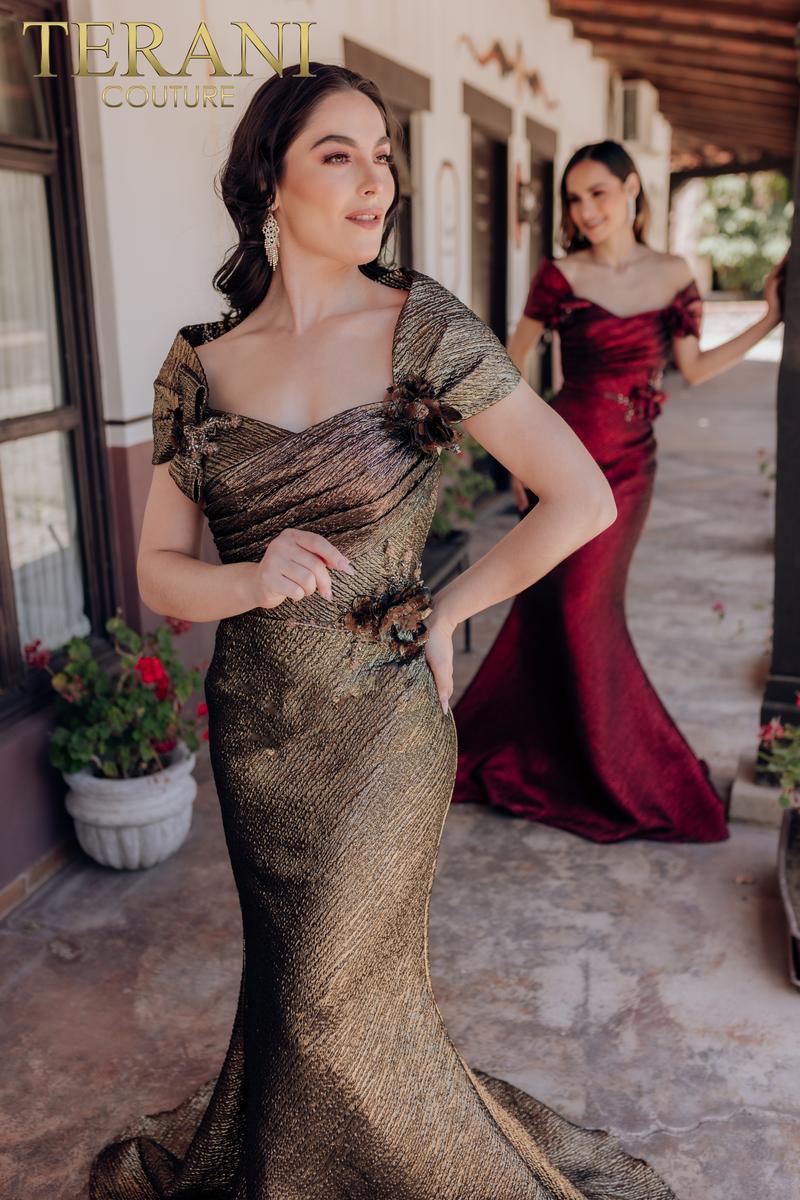 Terani Mother of the Bride Dress 232M1518 - Copper