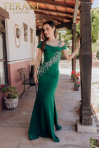 Terani Mother of the Bride Dress 232M1549 - Emerald