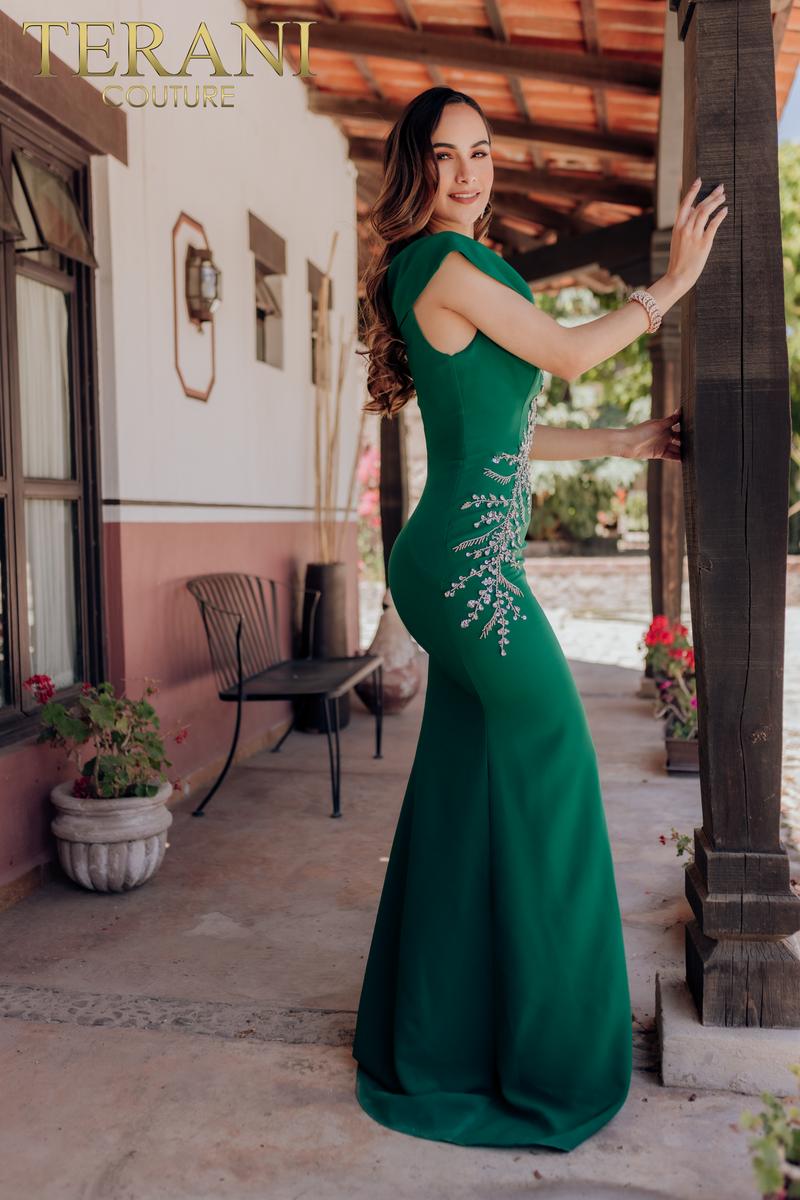 Terani Mother of the Bride Dress 232M1549 - Emerald