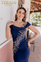 Terani Mother of the Bride Dress 232M1549 - Navy