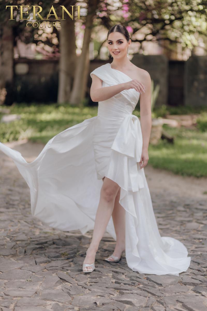 Terani Cocktail Dress 232C1134 - Ivory