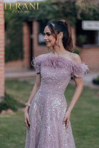 Terani Evenings Dress 232E1333 - Mauve