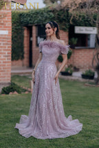 Terani Evenings Dress 232E1333 - Mauve