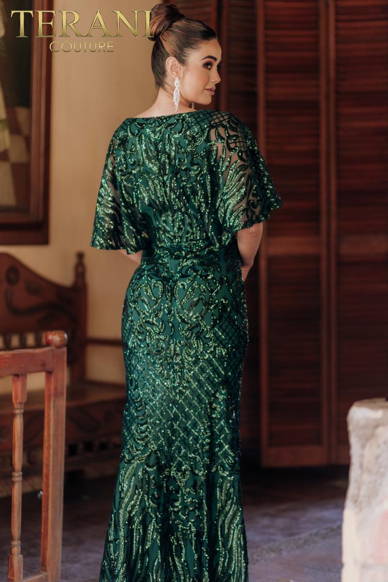 Terani Mother of the Bride Dress 232M1516 - Emerald