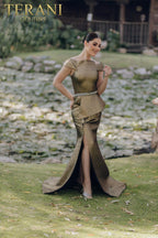 Terani Mother of the Bride Dress 232M1555 - Bronze