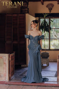 Terani Mother of the Bride Dress 232M1559 - Denim