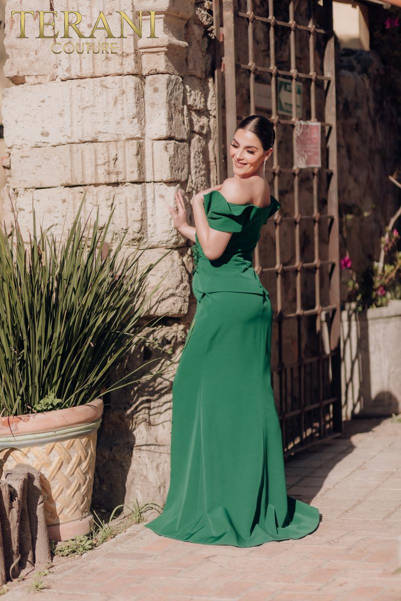 Terani Mother of the Bride Dress 232M1560 - Hunter