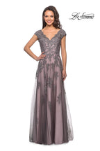 La Femme Mother of the Bride 23449 - Pink/Gray