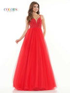 Colors Dress Dress 2382 - Red