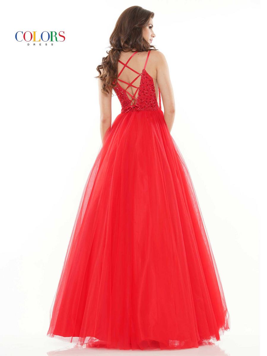 Colors Dress Dress 2382 - Red