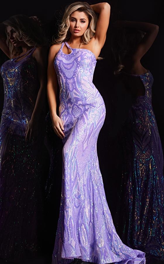 Jovani Prom 23852 - Iridescent Purple