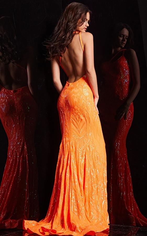 Jovani Prom 23852 - Iridescent Orange