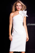Jovani Short and Cocktail Dress 23886 - White